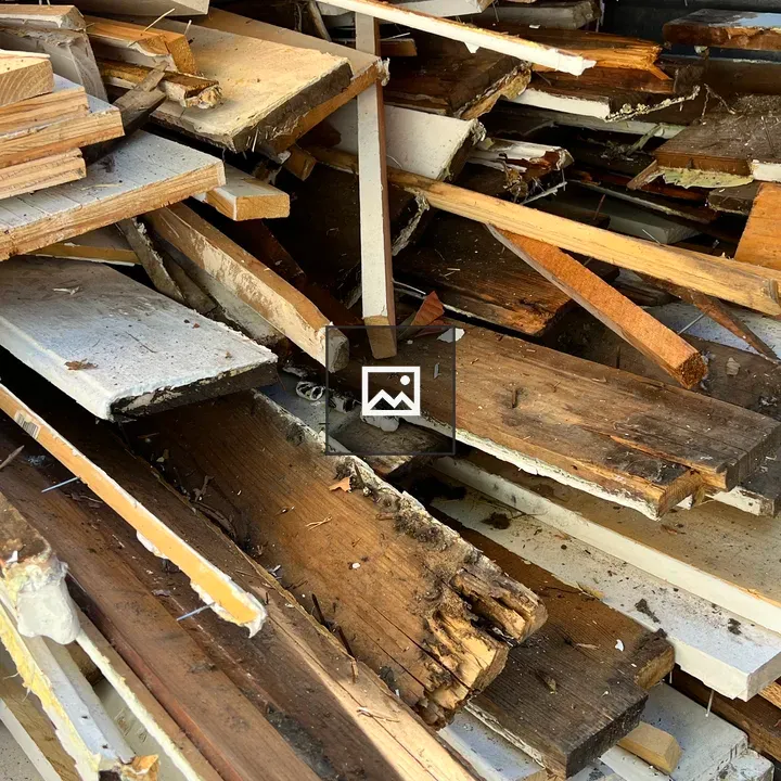 Old boards with nails