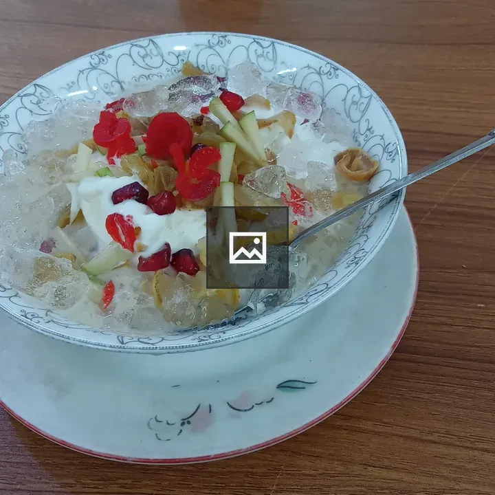 Falooda dessert bowl