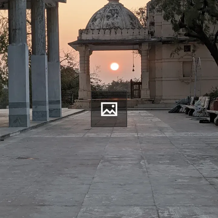 Stone Walkway to Domed Temple