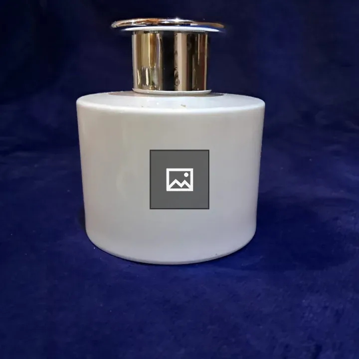 White bottle with pump top