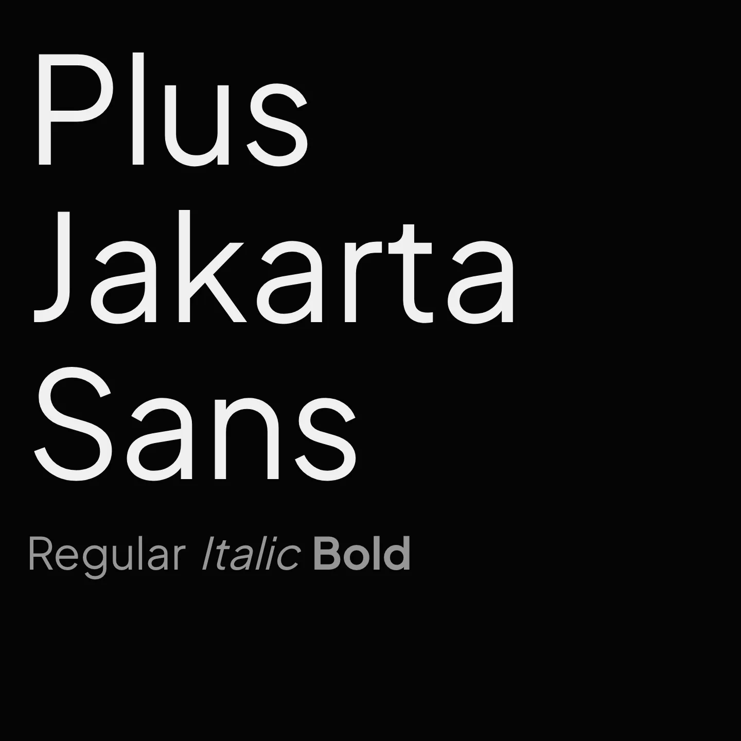 Plus Jakarta Sans