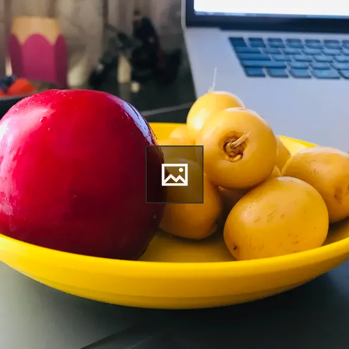 Fruits on tableware