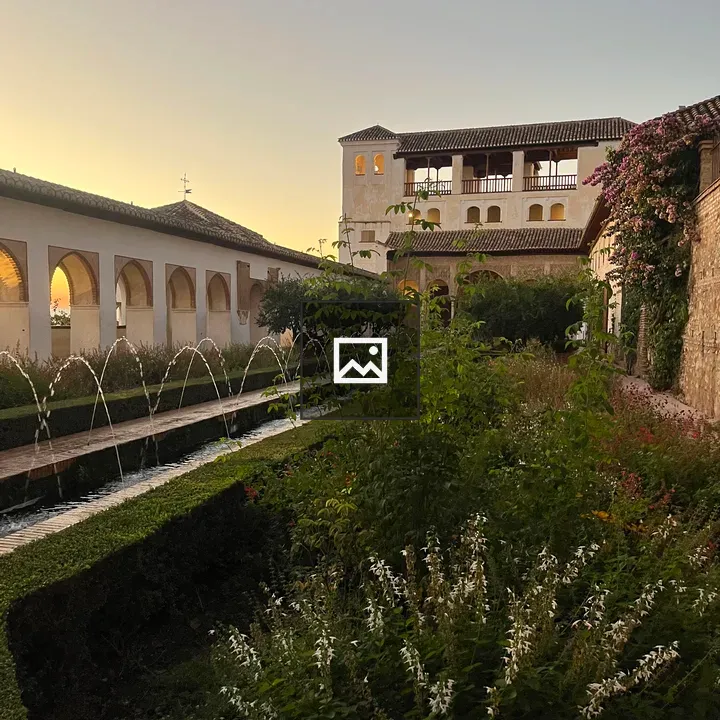 Generalife Palace at Sunset