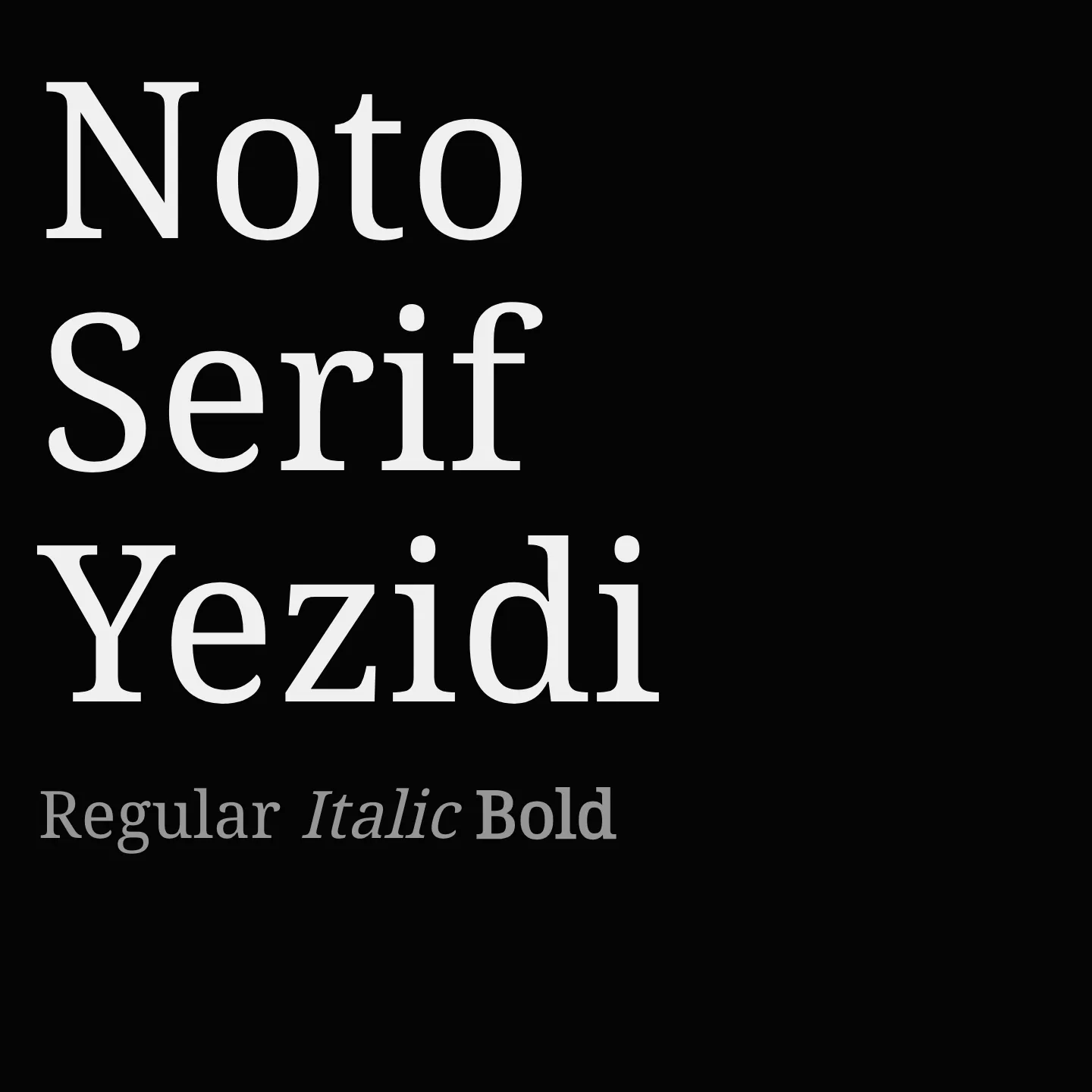 Noto Serif Yezidi
