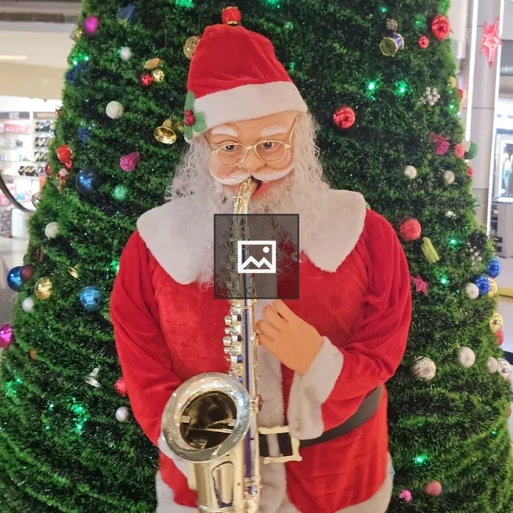 Santa Claus with Saxophone