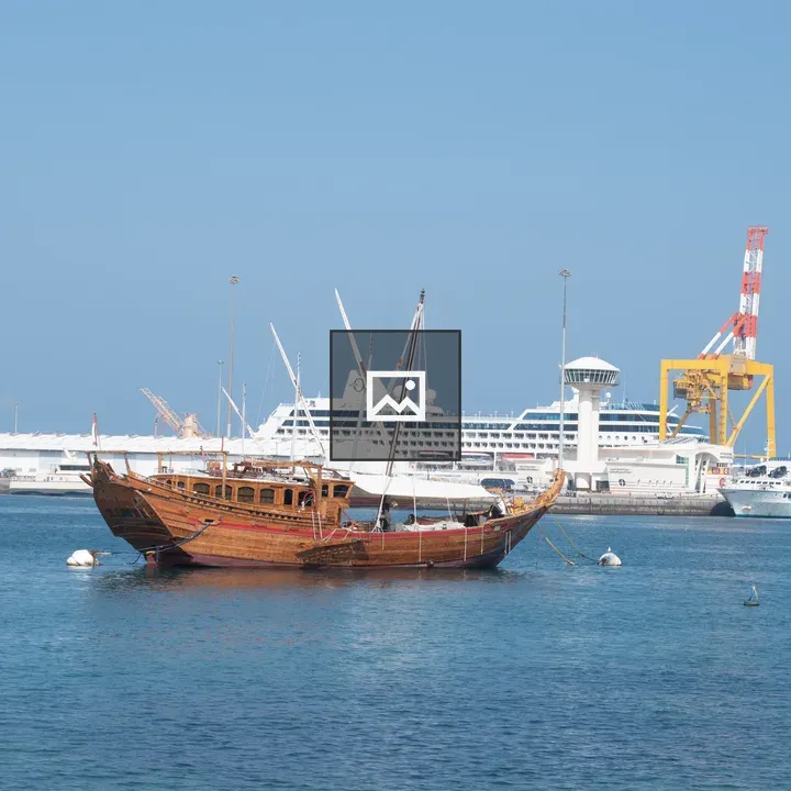 Vintage Boat at Matra Souk
