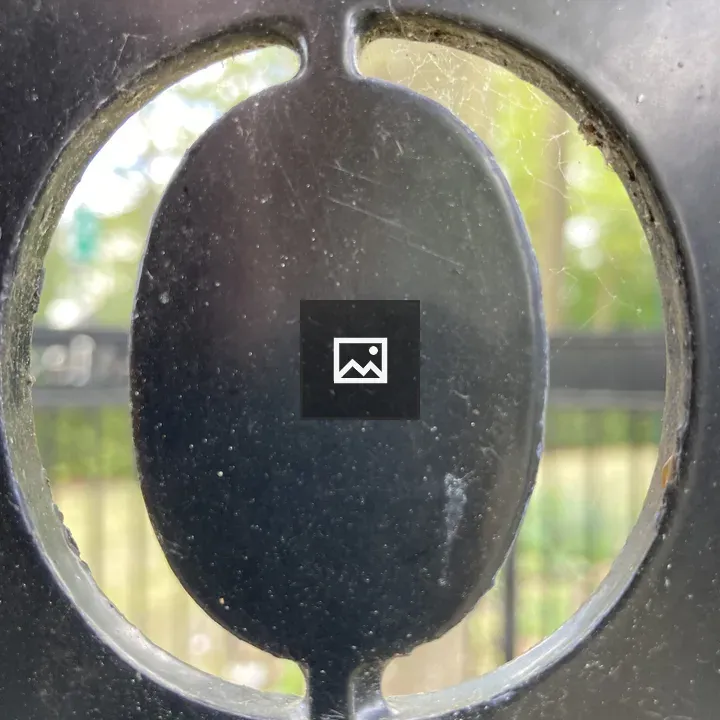 Ironwork Piece in Portrait