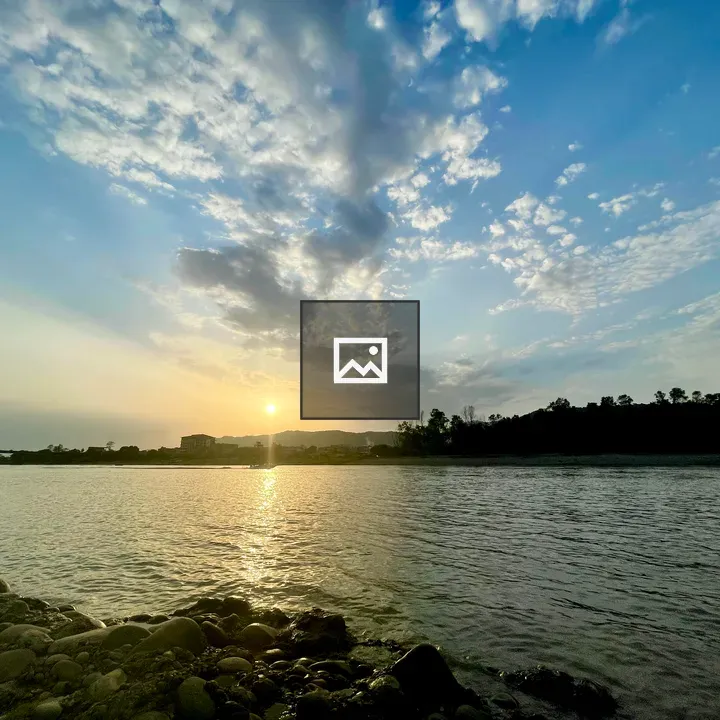 Sunset on Narayani River