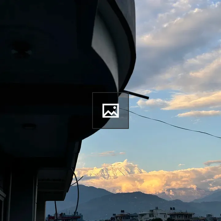Snow-capped Mountains View