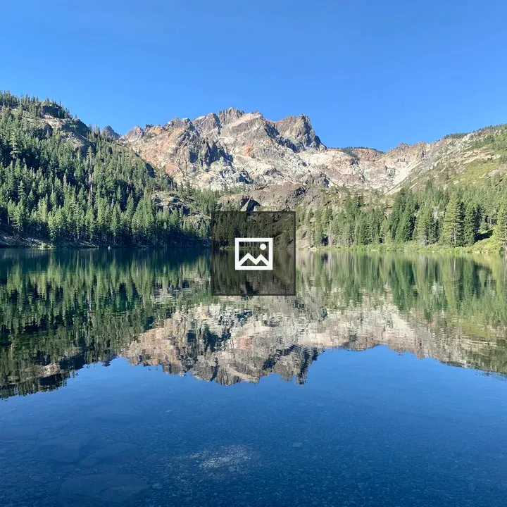 Secluded Sierra Nevada Lake