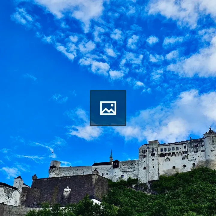 Fortress Hohensalzburg at dusk