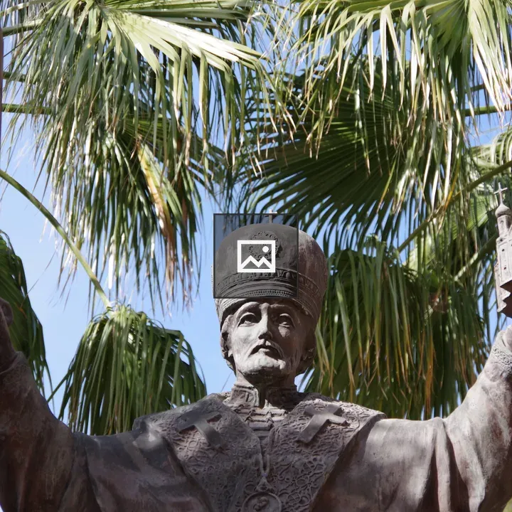 St Michael Arcangel statue in Altea