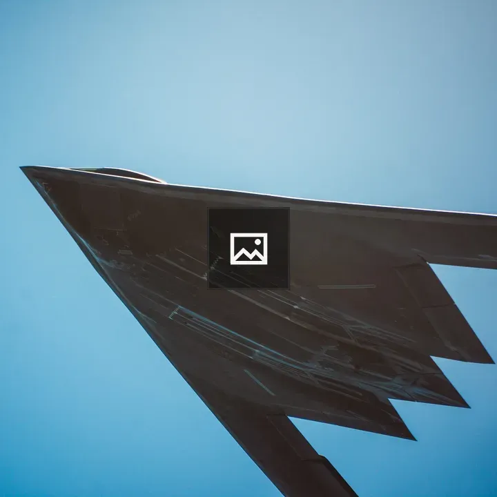 Underside of a B-2 Bomber Plane
