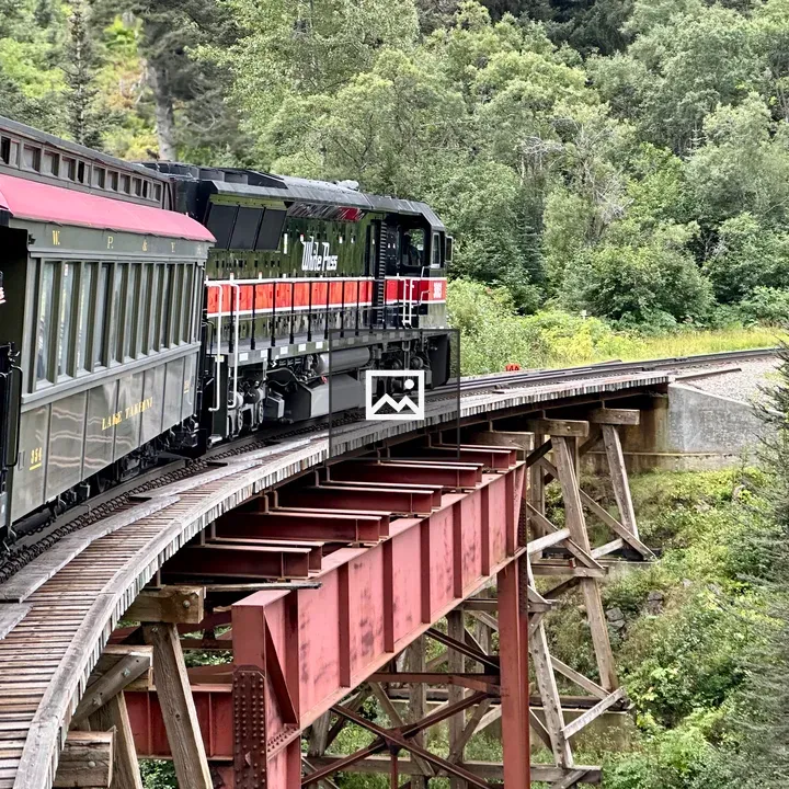 White Pass Railway Bridge Scene