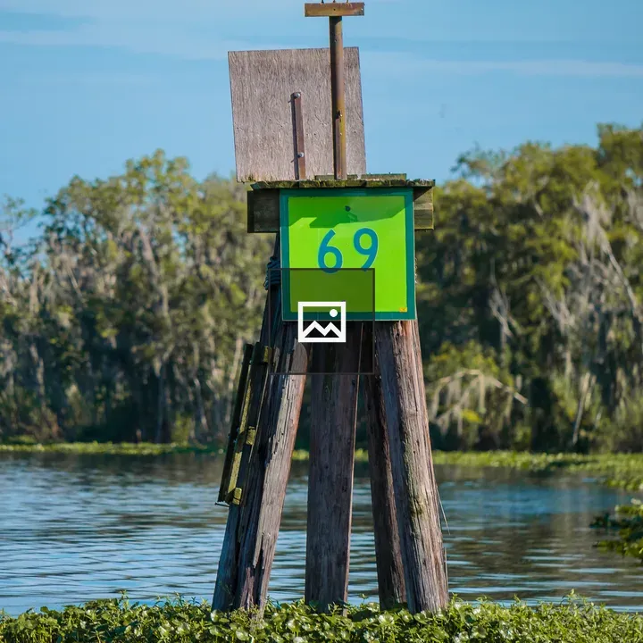 St. John's river marker