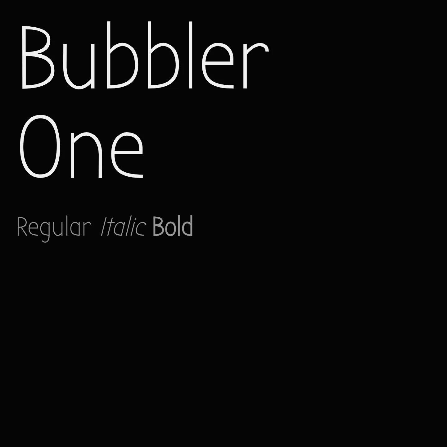 Bubbler One
