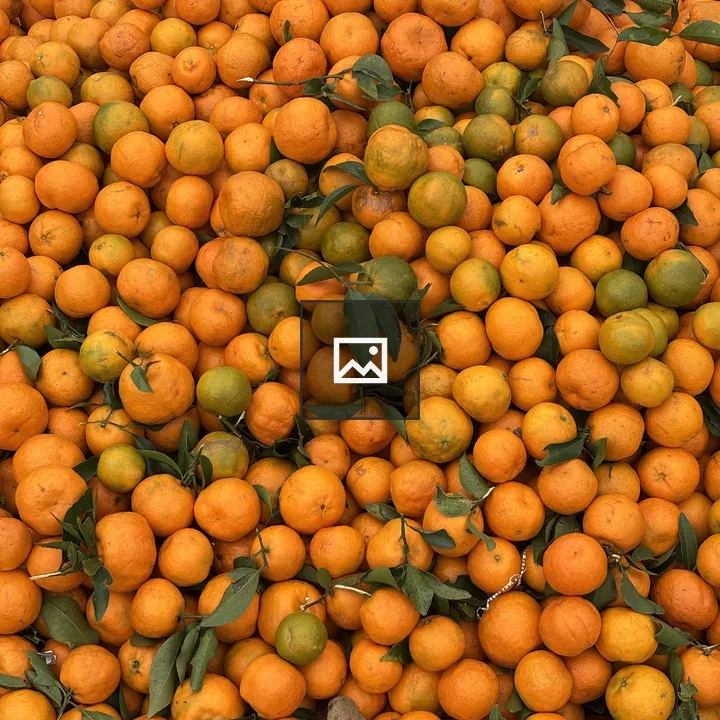 Orange and Yellow Oranges Pile