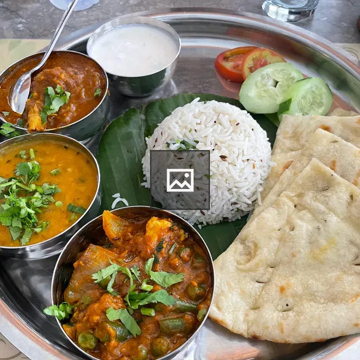 Vegetarian Thali Plate