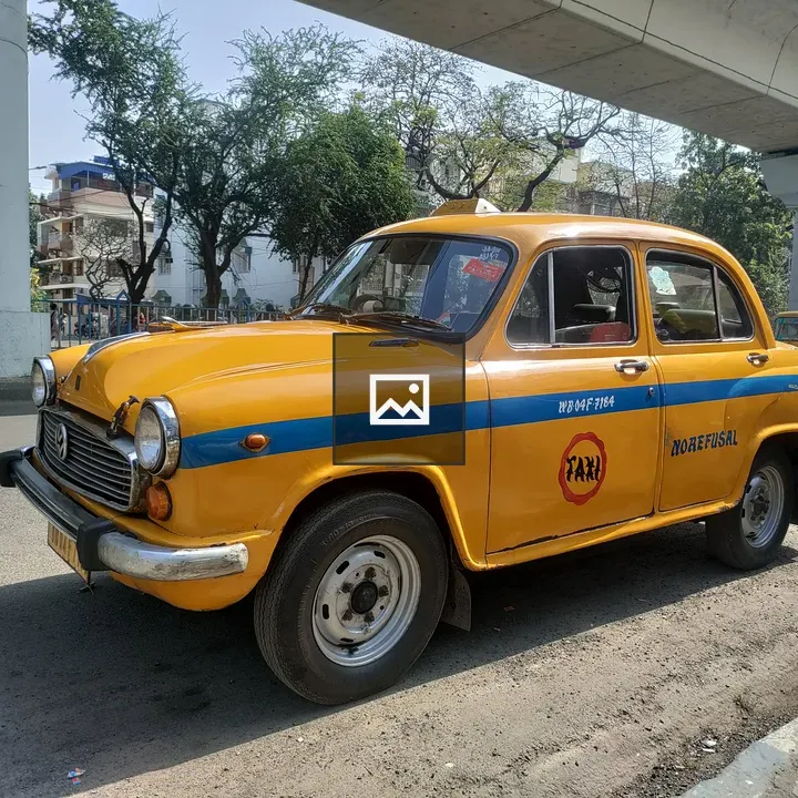 Yellow taxi Kolkata