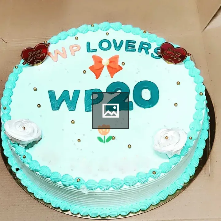 WP20 Anniversary Cake