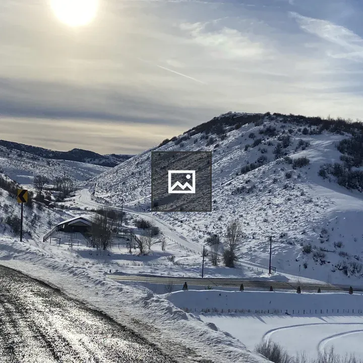 Midday Snow Hills near Saddleback Ranch