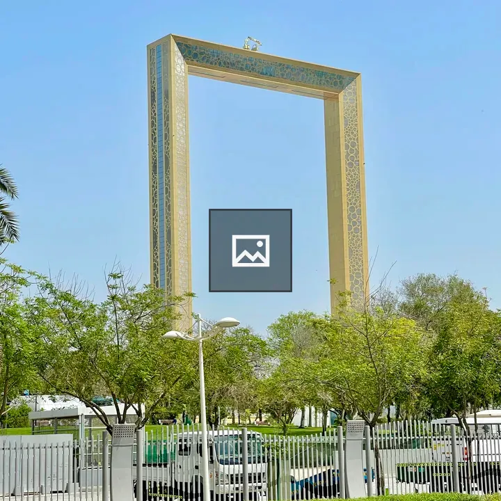 Dubai Frame in Greenery