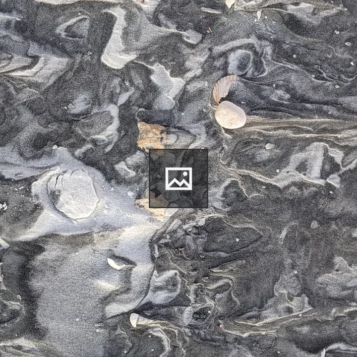Sand on the Beach with Shells and Pebbles