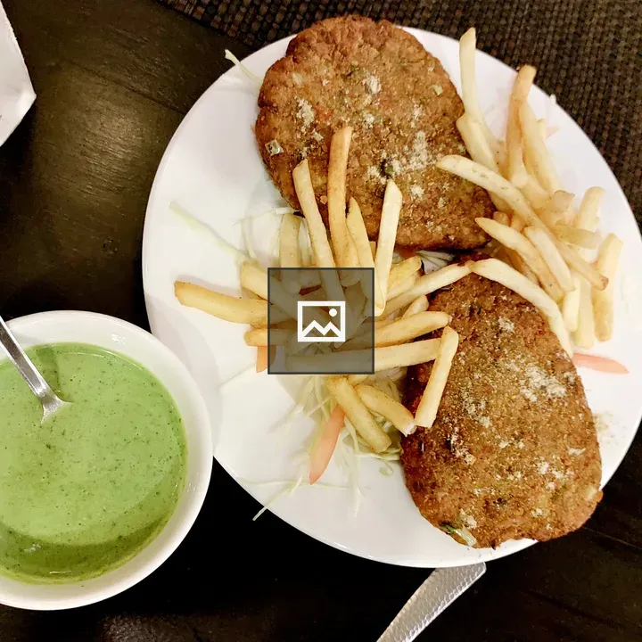 French fry on plate