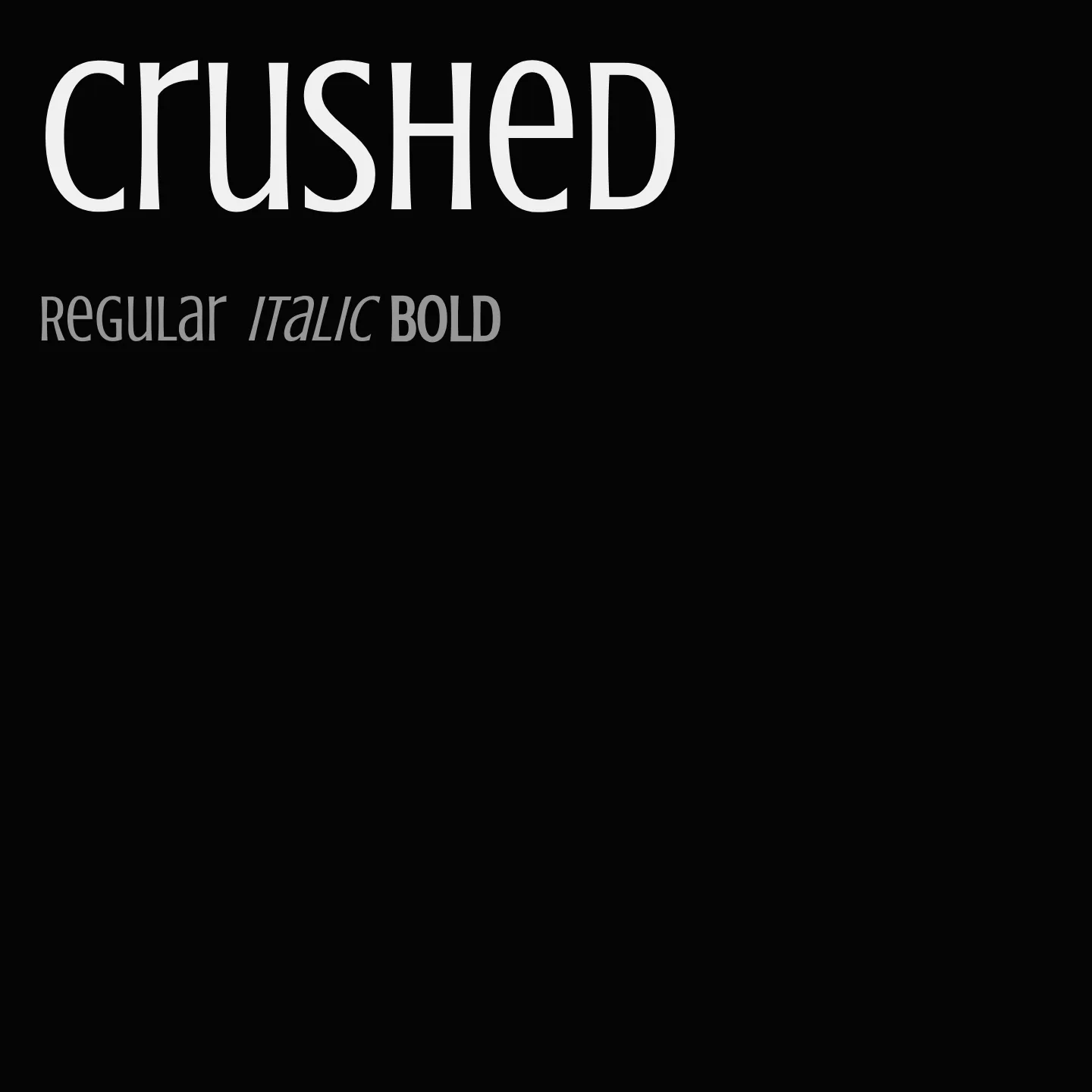 Crushed