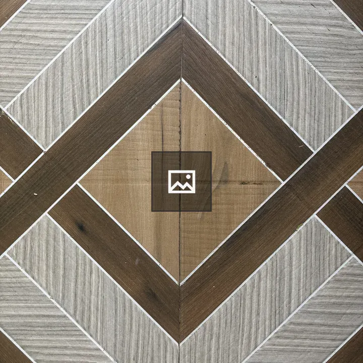 Geometric floor chevron pattern