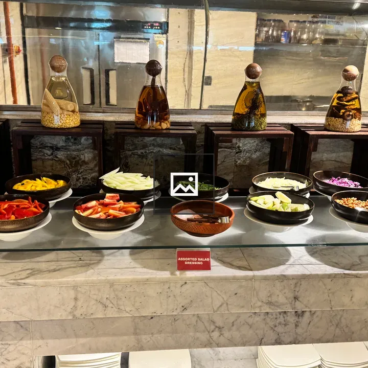 Salad Bar with Fresh Vegetables