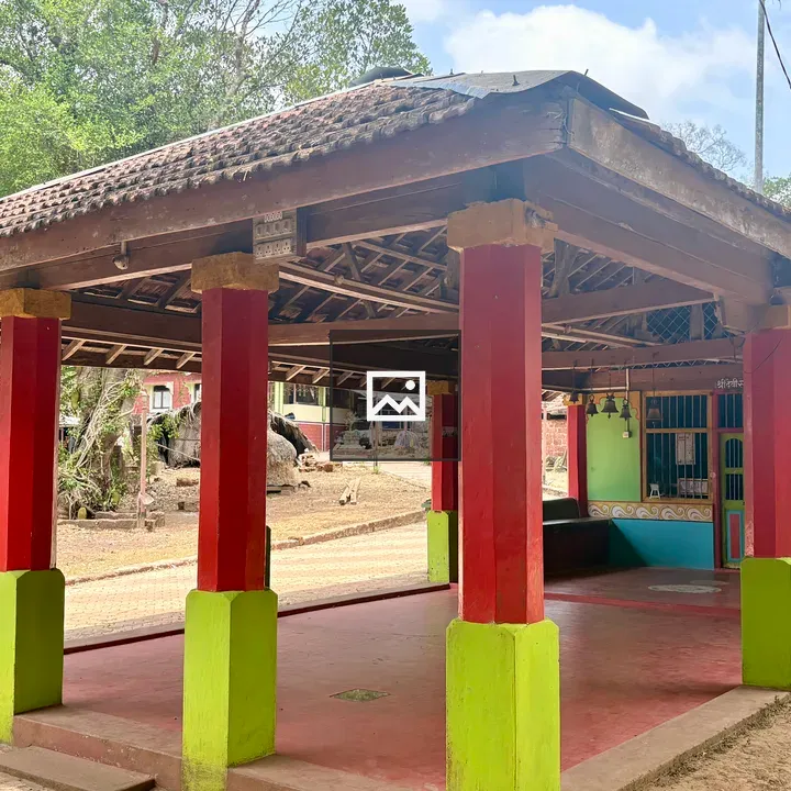 Open-Air Structure with Tiled Roof