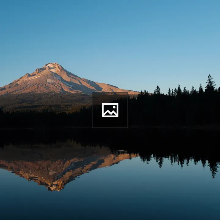 Mountain View Lake Reflection