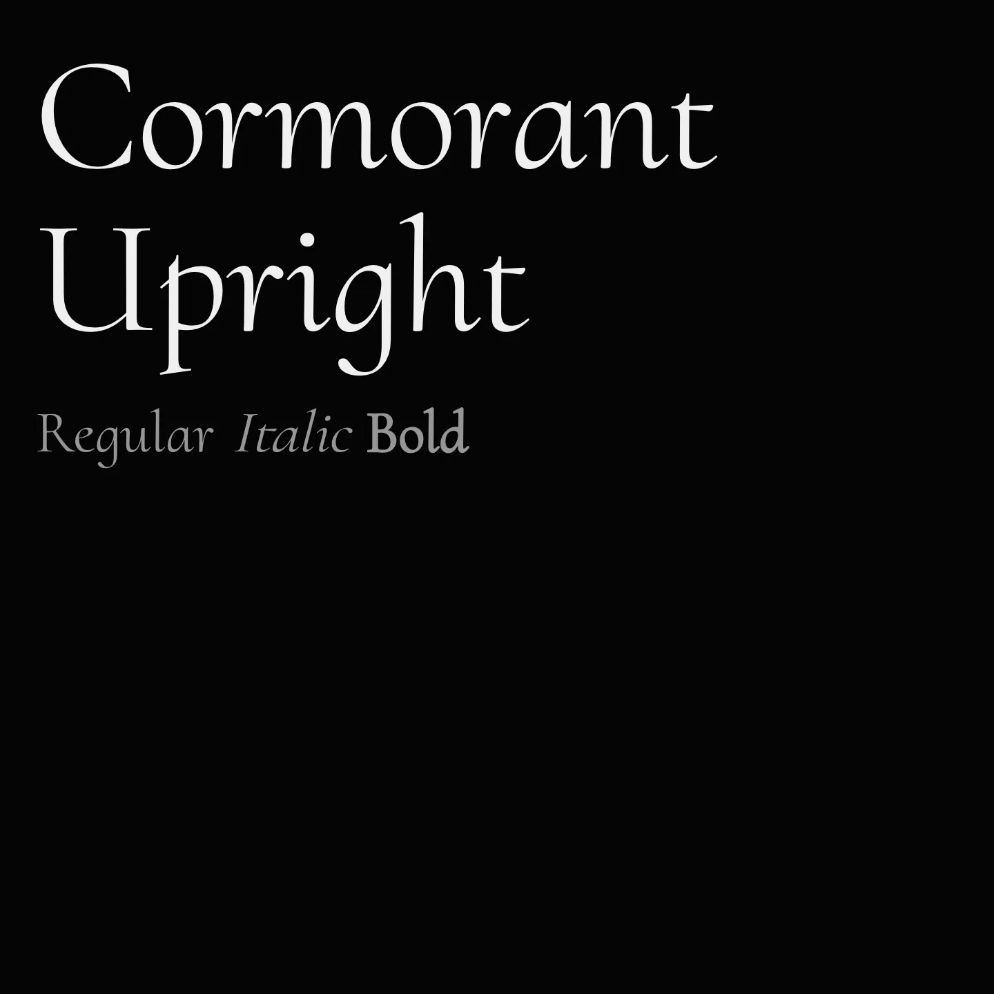 Cormorant Upright