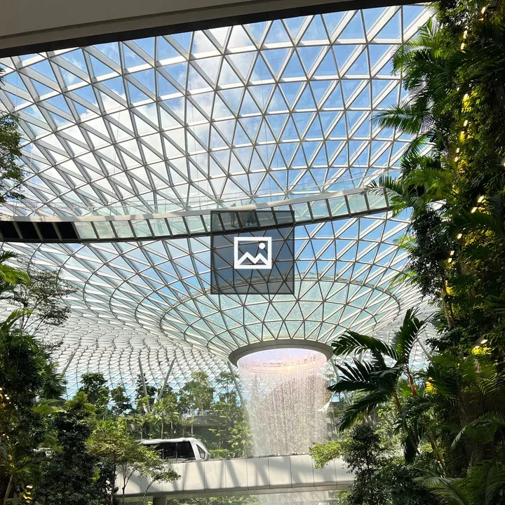 Jewel Changi Airport Glass Dome