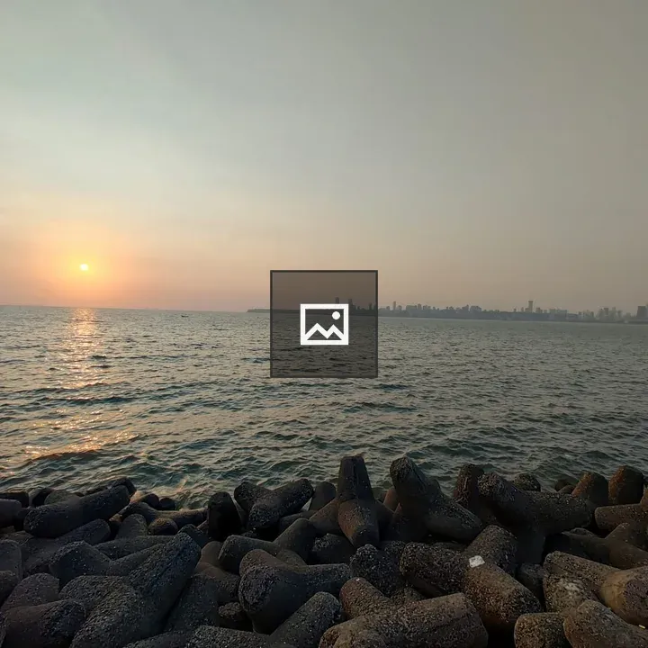 Sunset at Juhu Beach, Mumbai