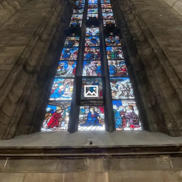 Stained Glass Window at Duomo di Milano
