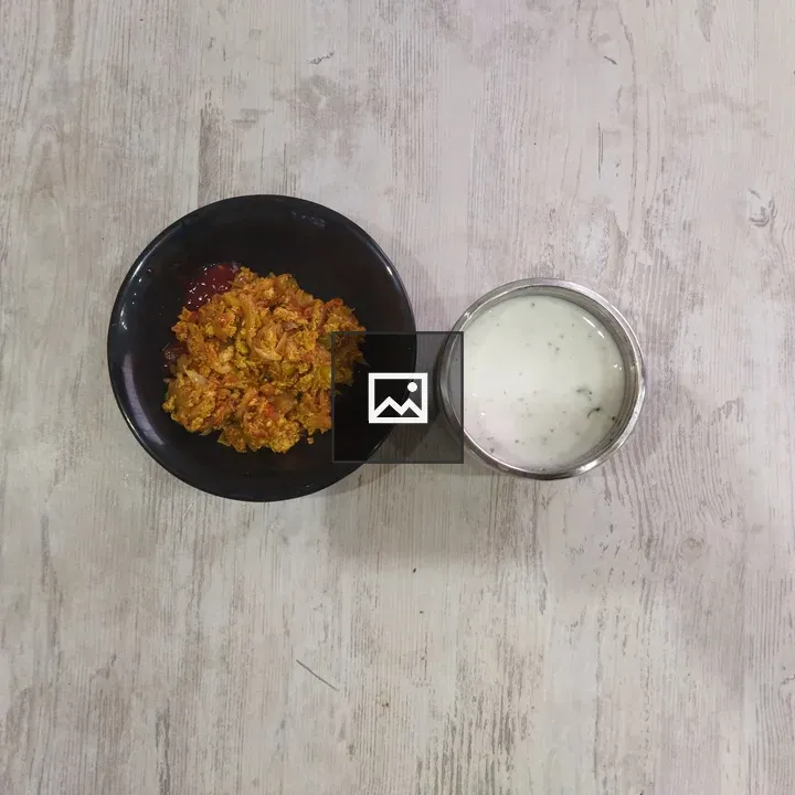 Two bowls on wooden table
