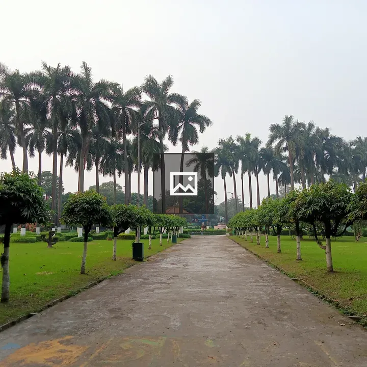 Walkway in Eden Gardens Park