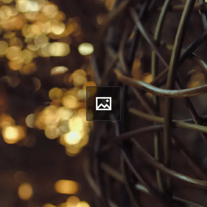 Handicraft nest with lights
