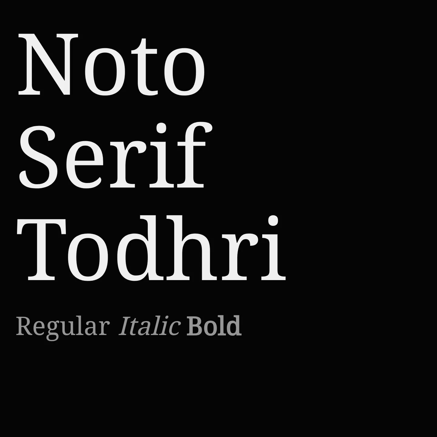 Noto Serif Todhri