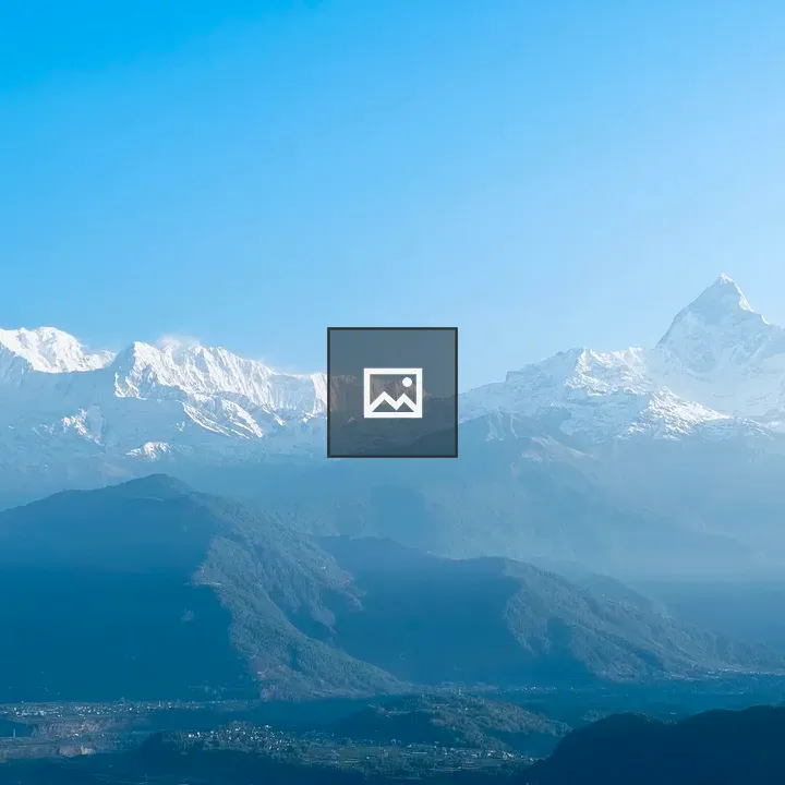 Annapurna Range View from Sarangkot