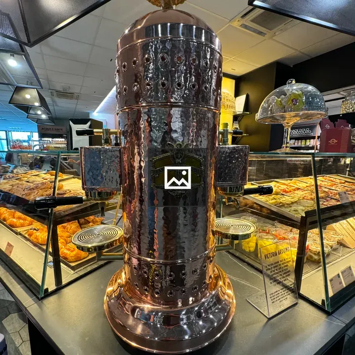 Copper La Victoria coffee maker