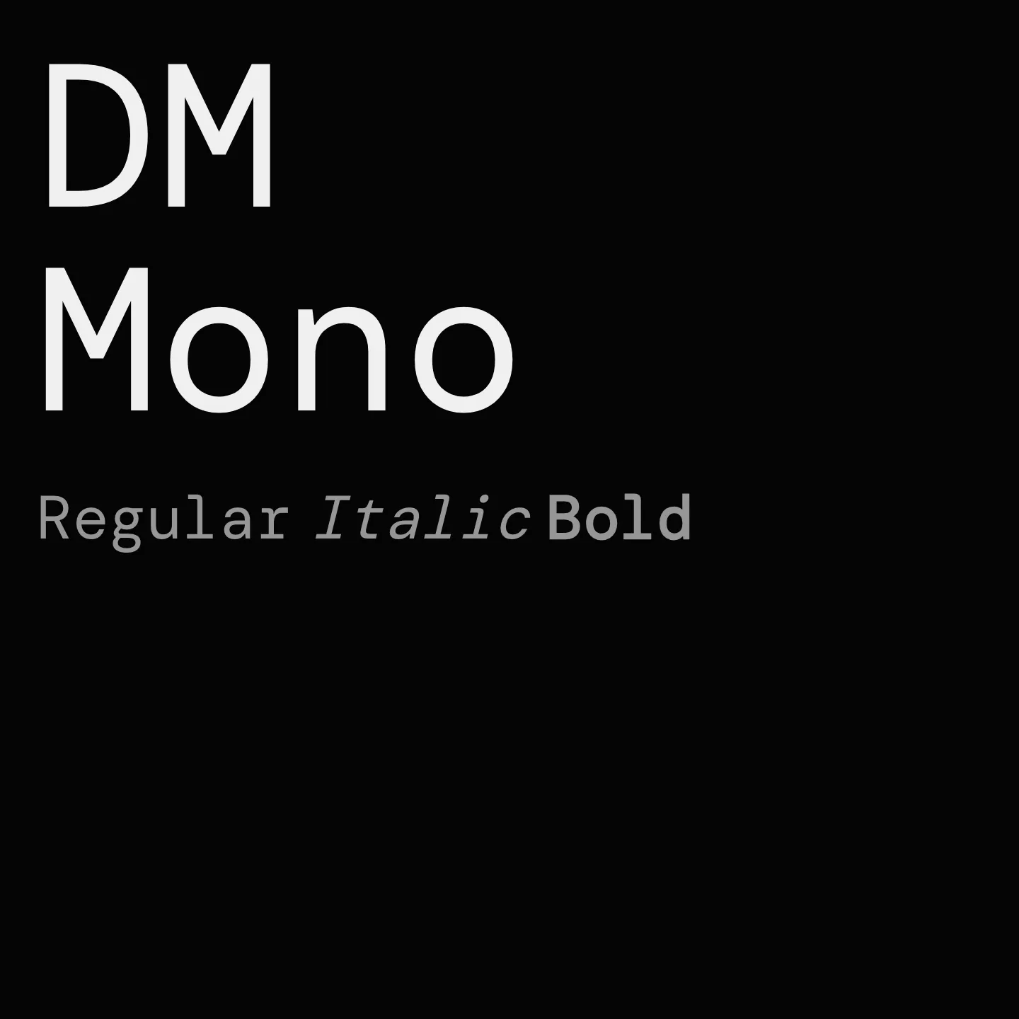 DM Mono