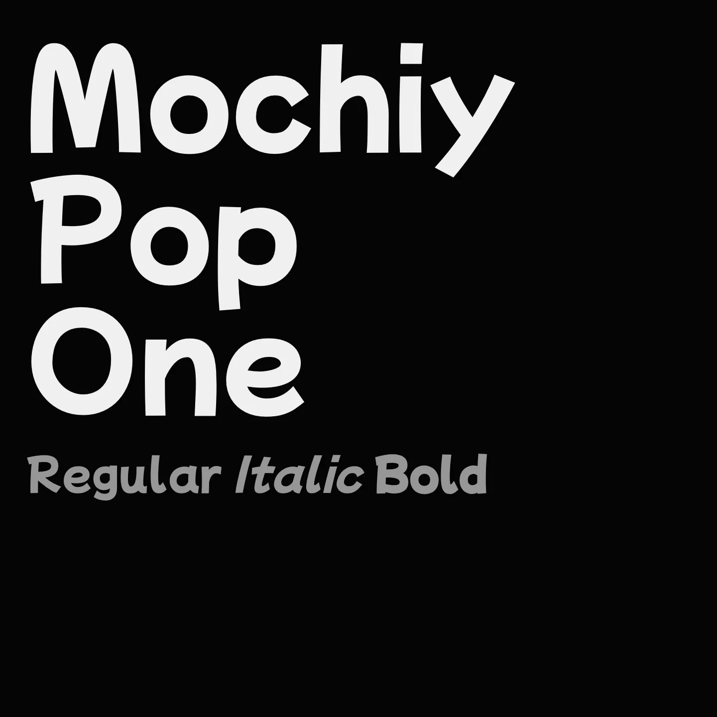 Mochiy Pop One