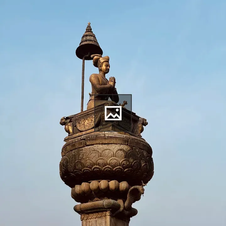 Statue of King Bhupatendra Malla
