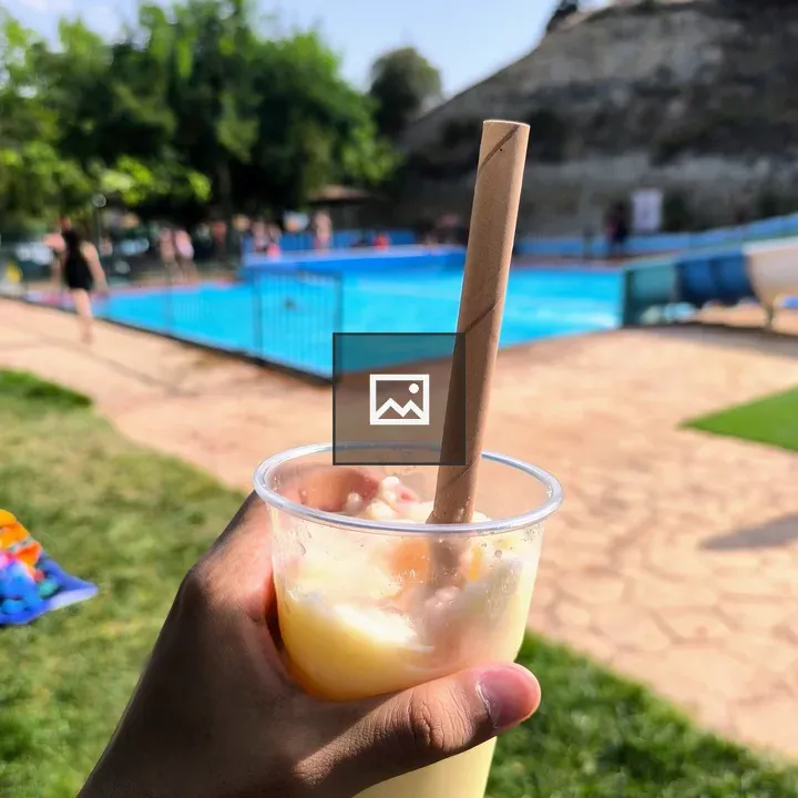 Piña Colada Smoothie at Pool