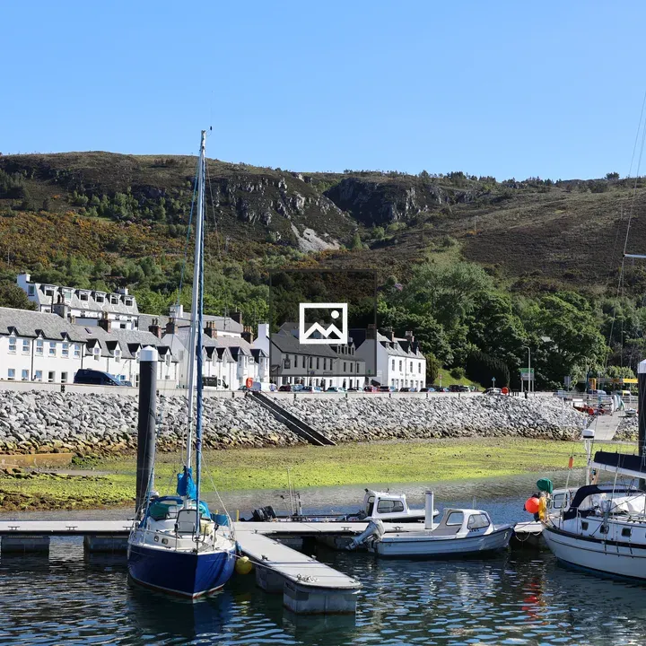 White Houses on Shore Street Ullapool