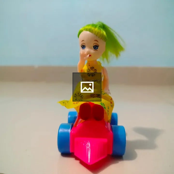 Playful Doll in Room Surprise