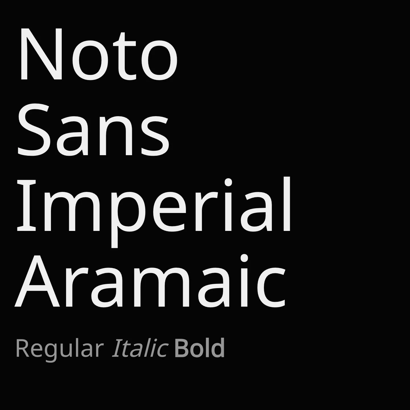 Noto Sans Imperial Aramaic